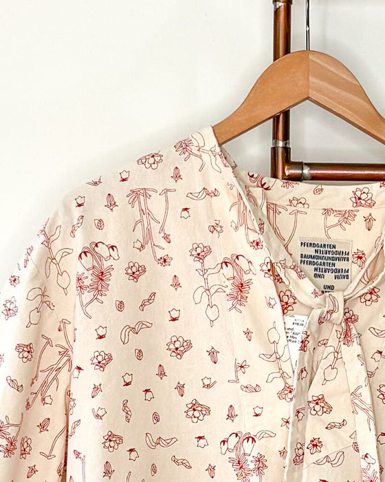 "Abi" Floral Canvas Tunic Dress